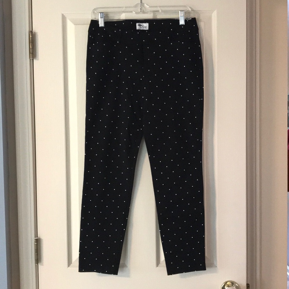 Skinny Polka Dot Ankle Pant
